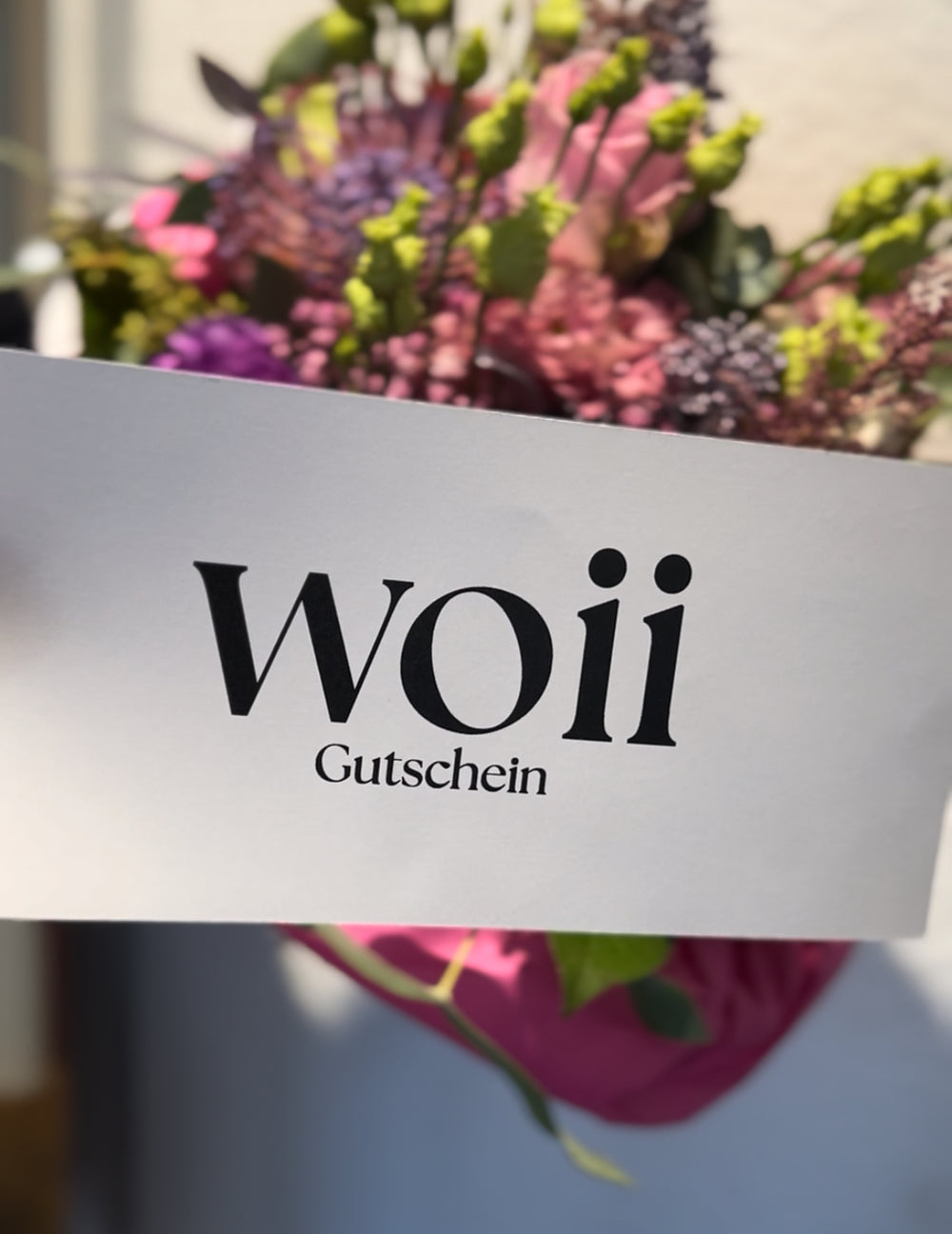 Geschenk-Gutschein für den woii Onlineshop